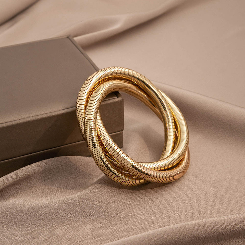 Exaggerated Multi Layer Wrap Bracelet