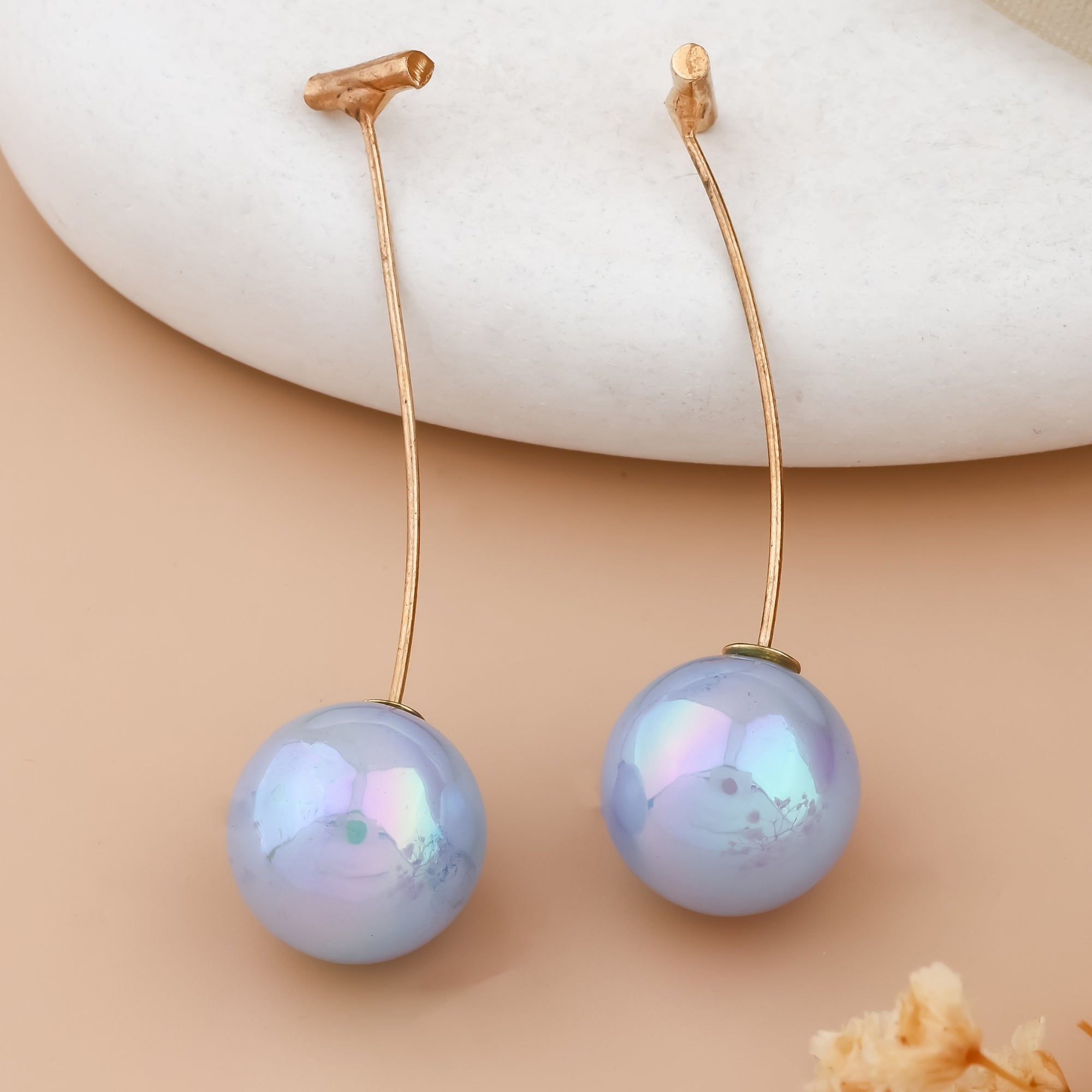 Twisted Enamel Half Hoops – Shine Tales