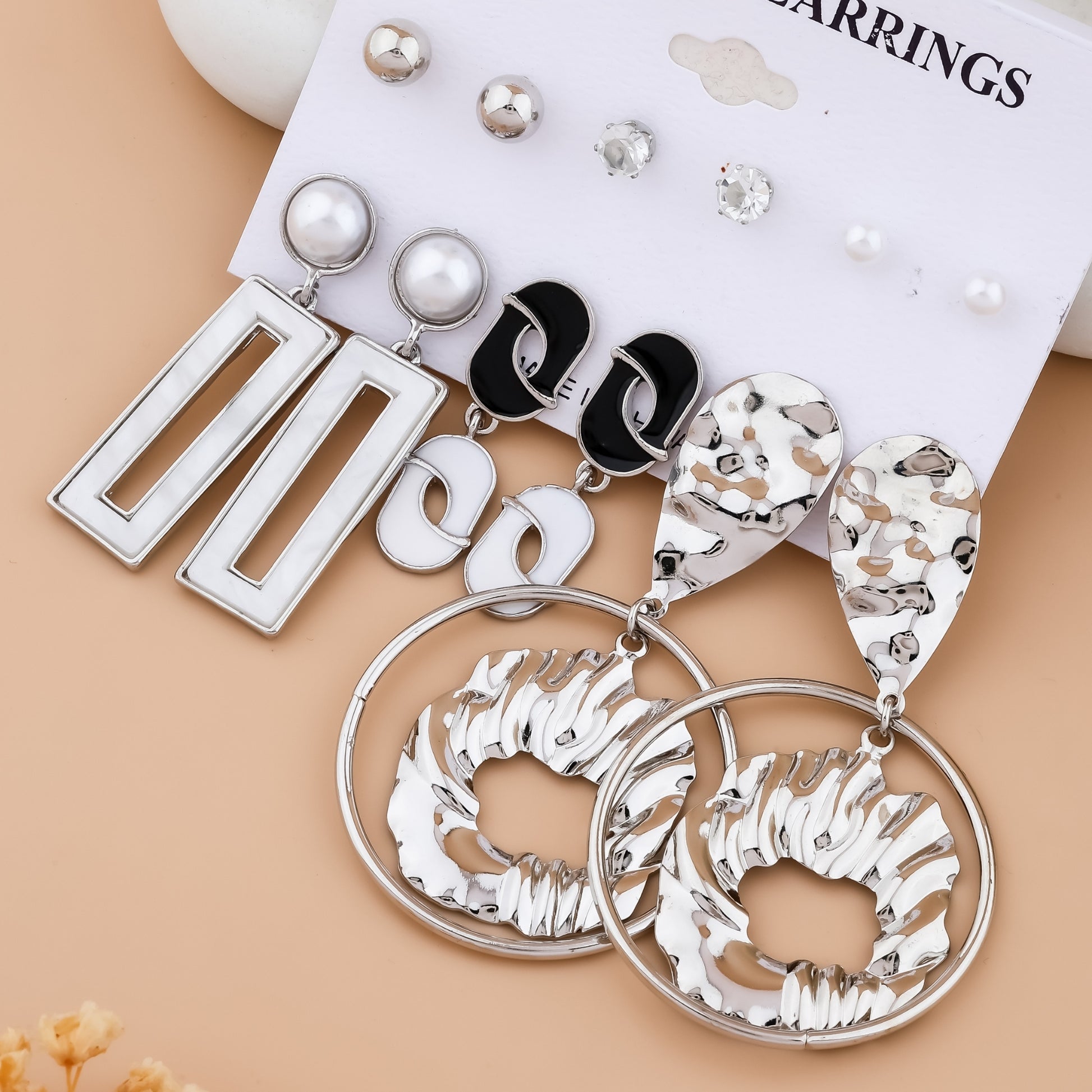 Modern Mix Earring Combo Set