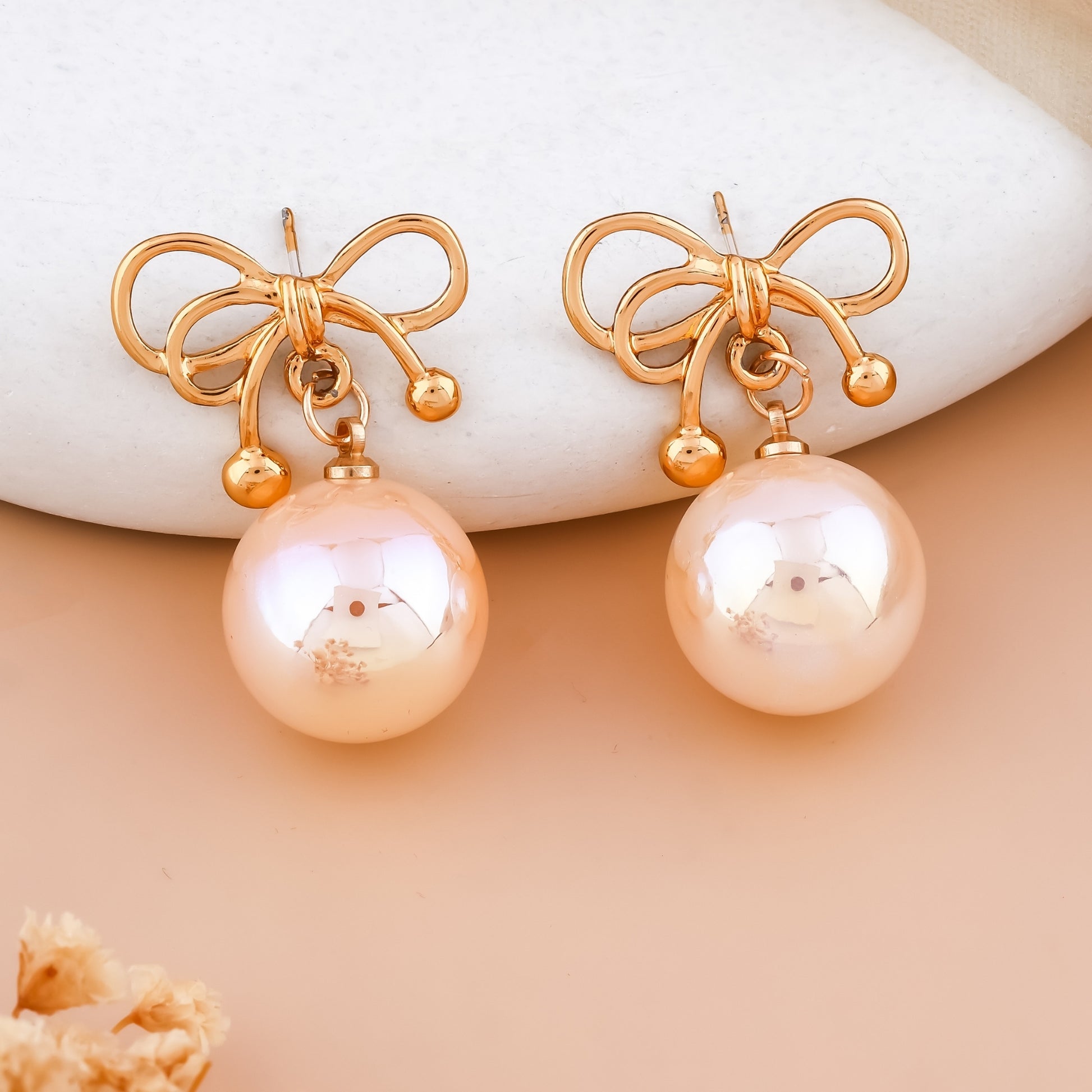 Elegant Pearl Drop Earrings
