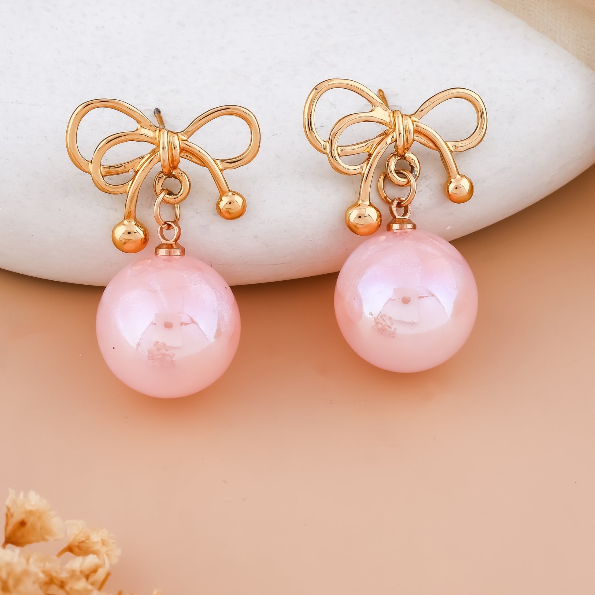 Elegant Pearl Drop Earrings
