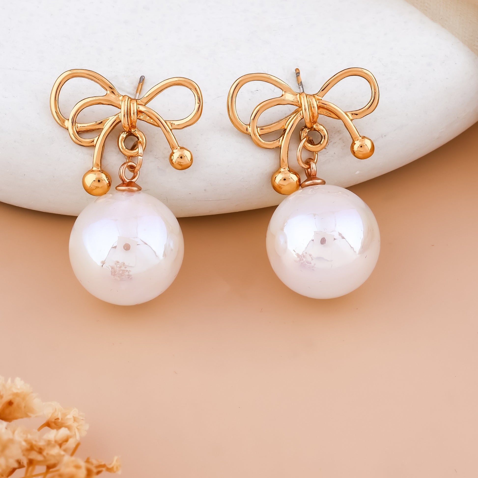 Elegant Pearl Drop Earrings