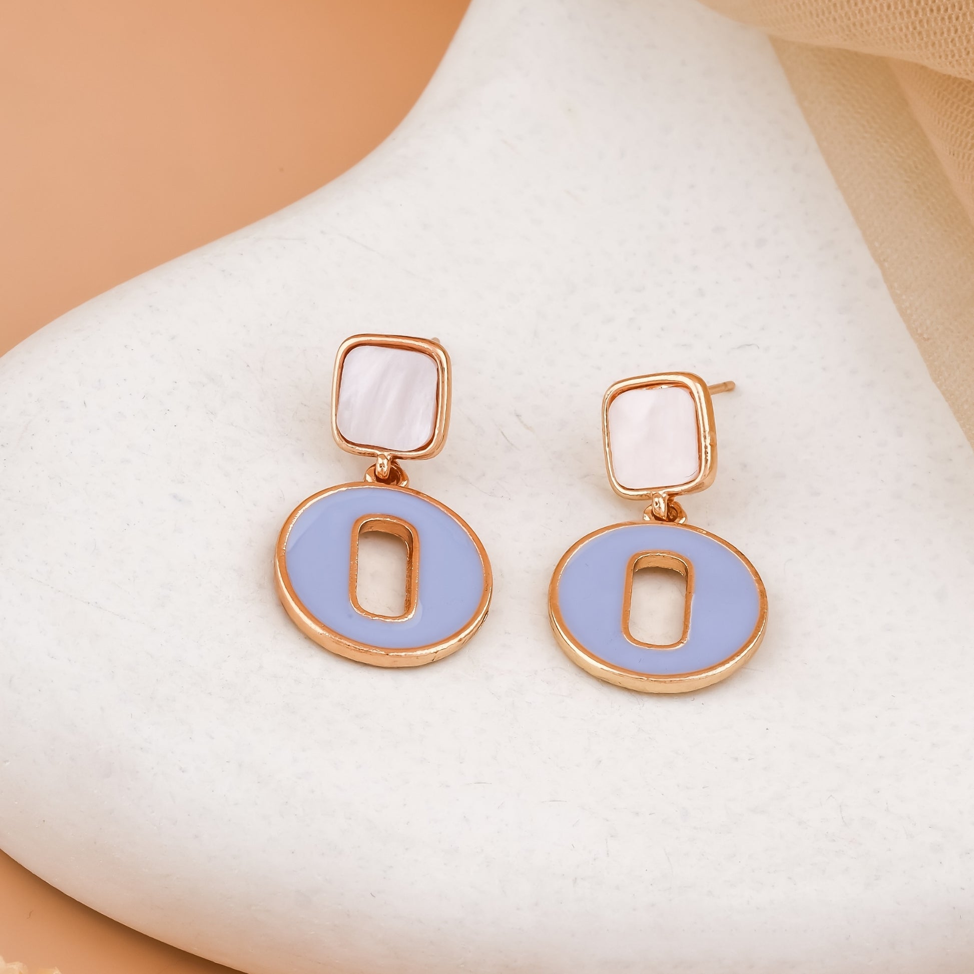 Geometric Dangle Earrings