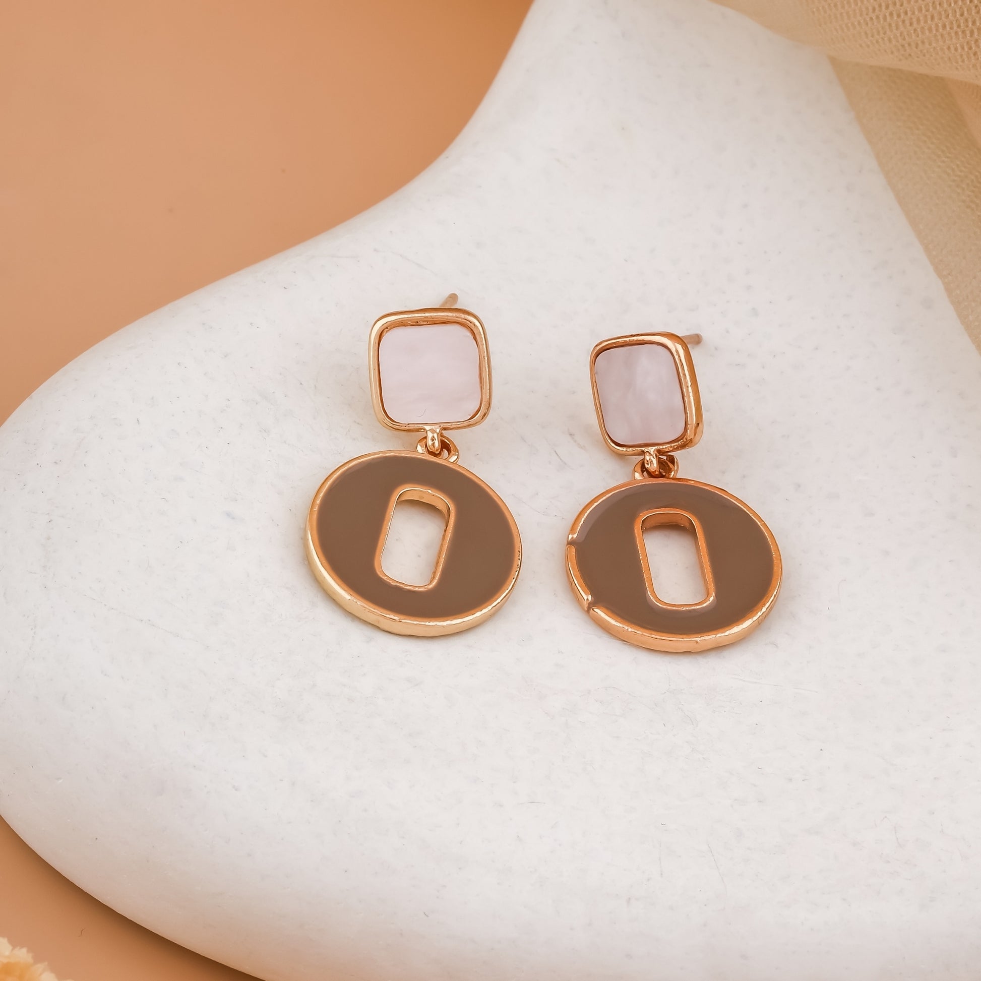 Geometric Dangle Earrings