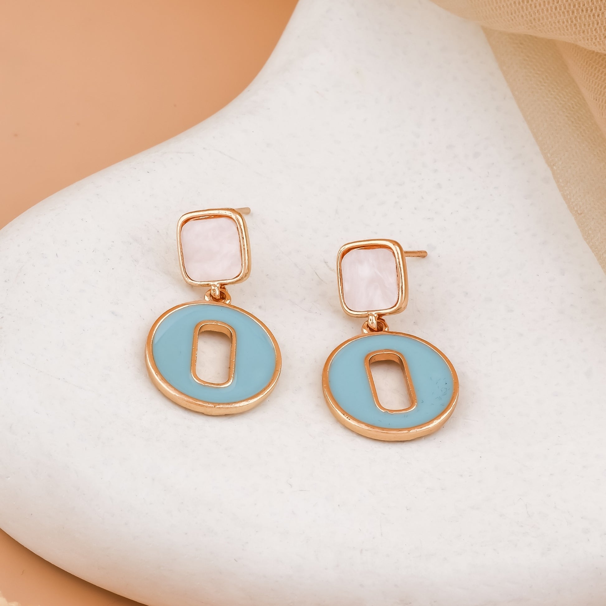 Geometric Dangle Earrings