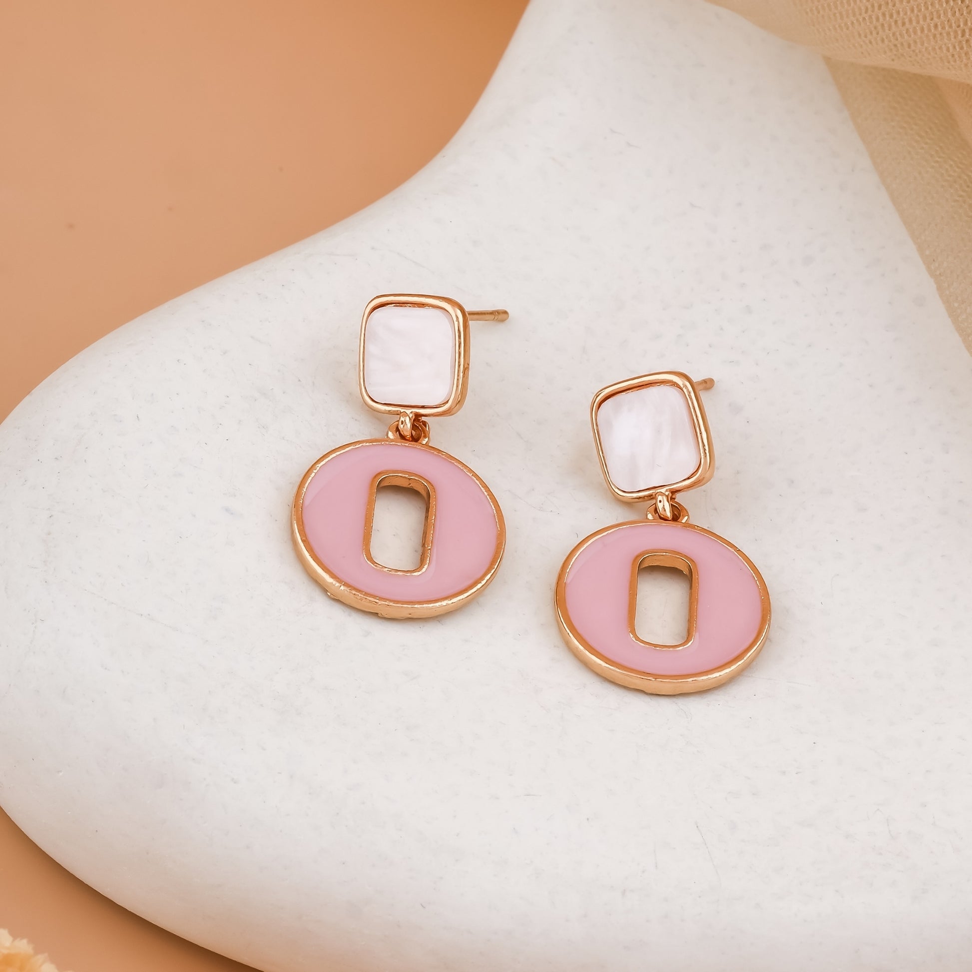 Geometric Dangle Earrings