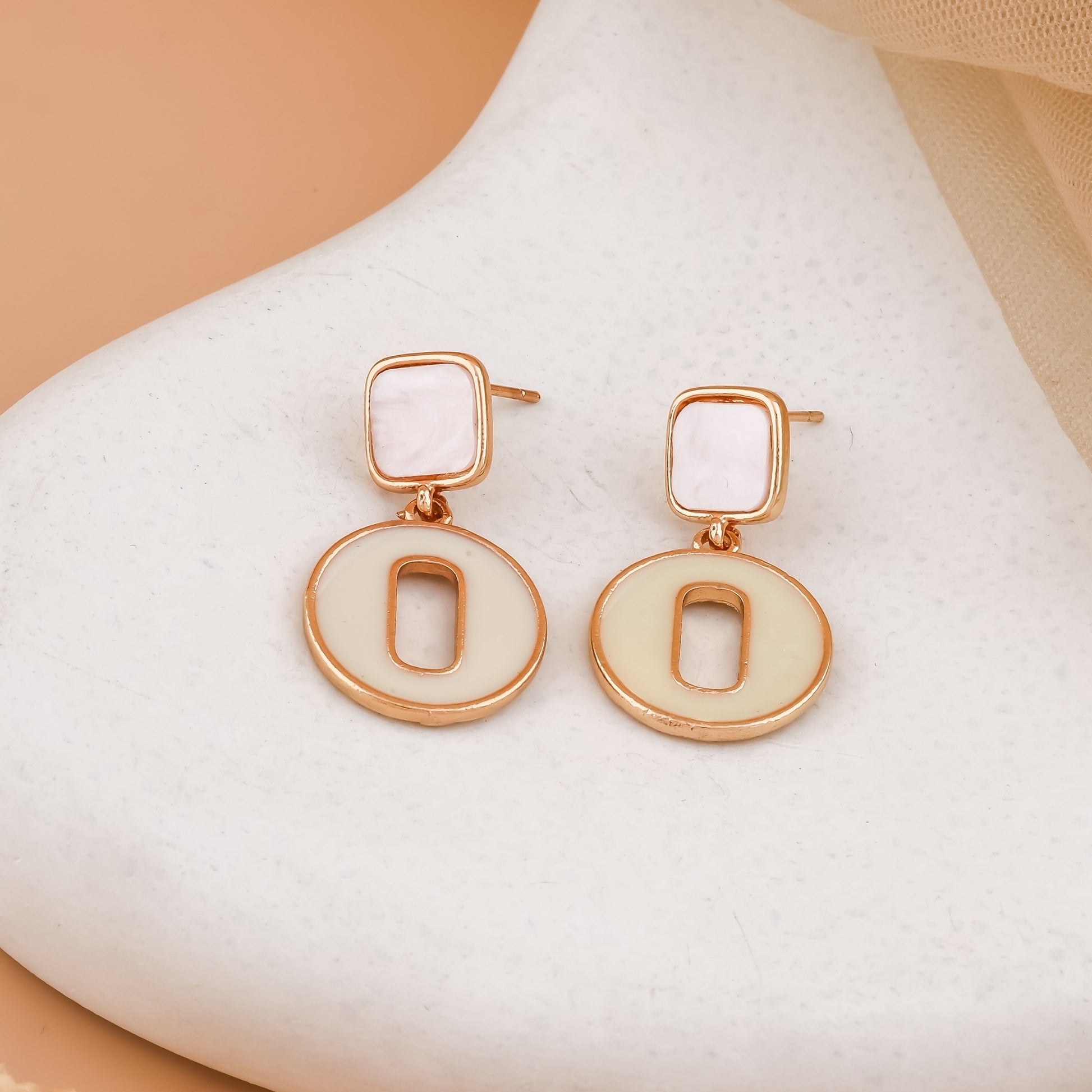 Geometric Dangle Earrings