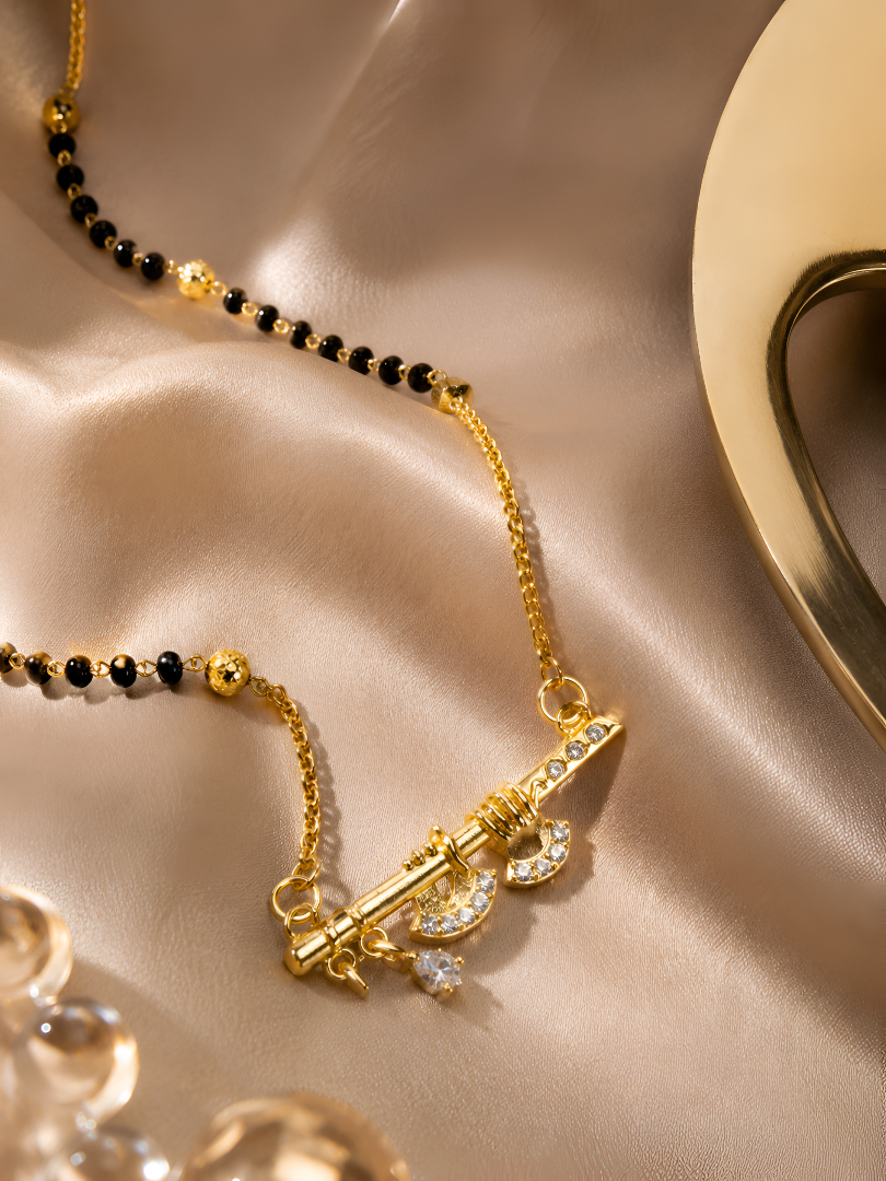 Traditional Flute Charm Mangalsutra