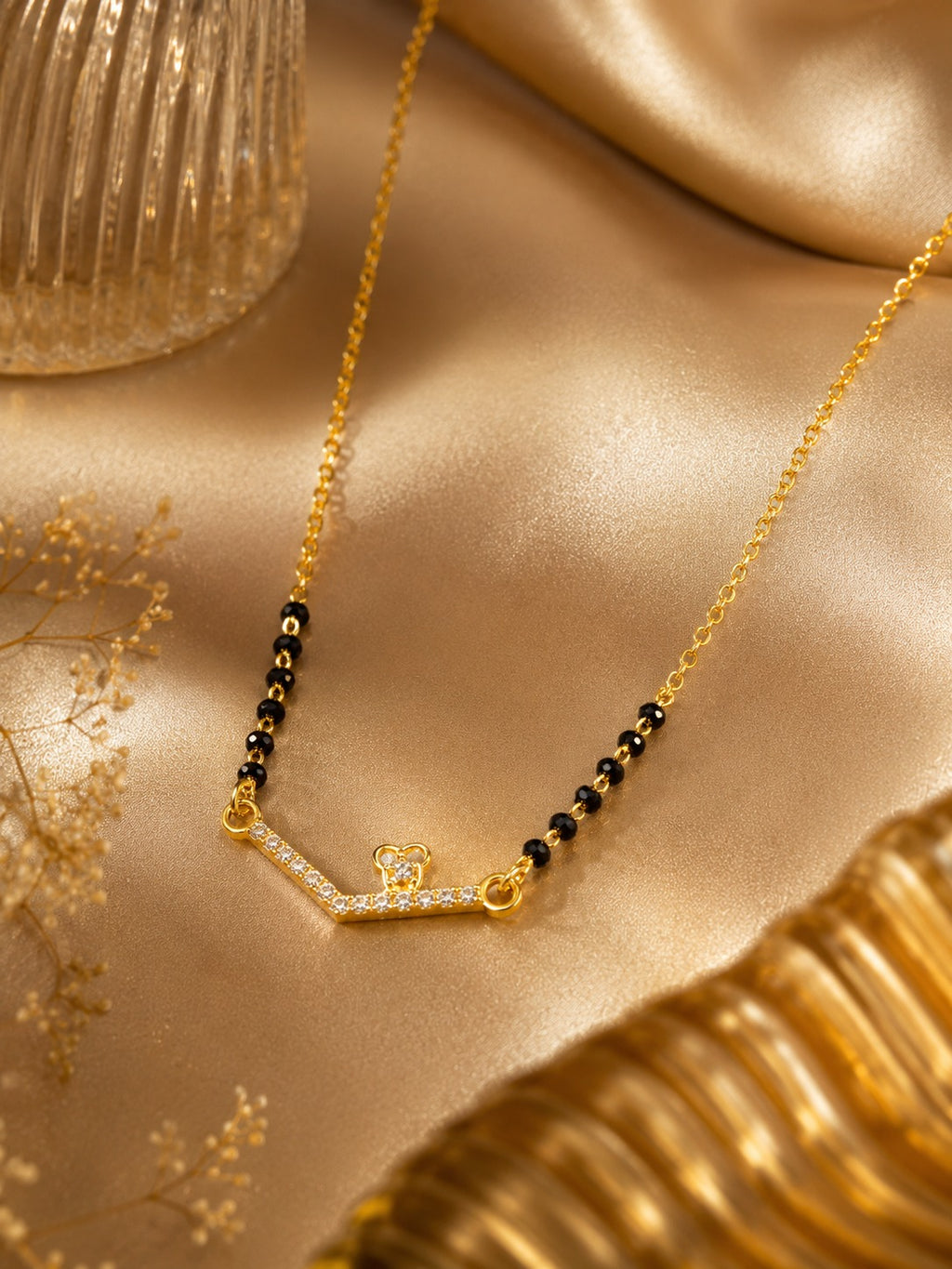Radiant Wave Curved Mangalsutra