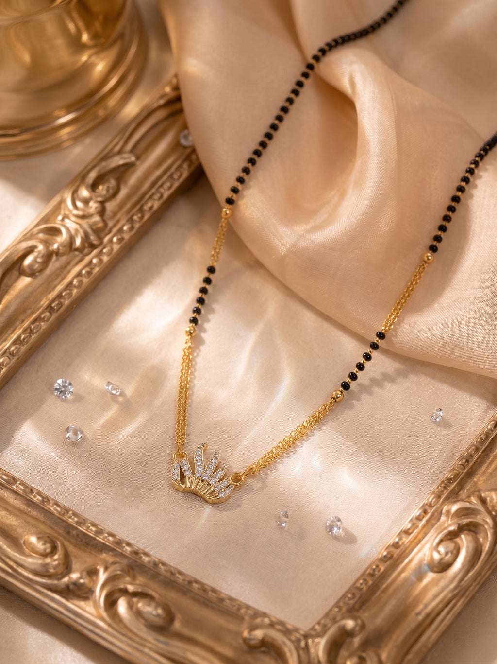 Majestic Flame-Inspired Mangalsutra