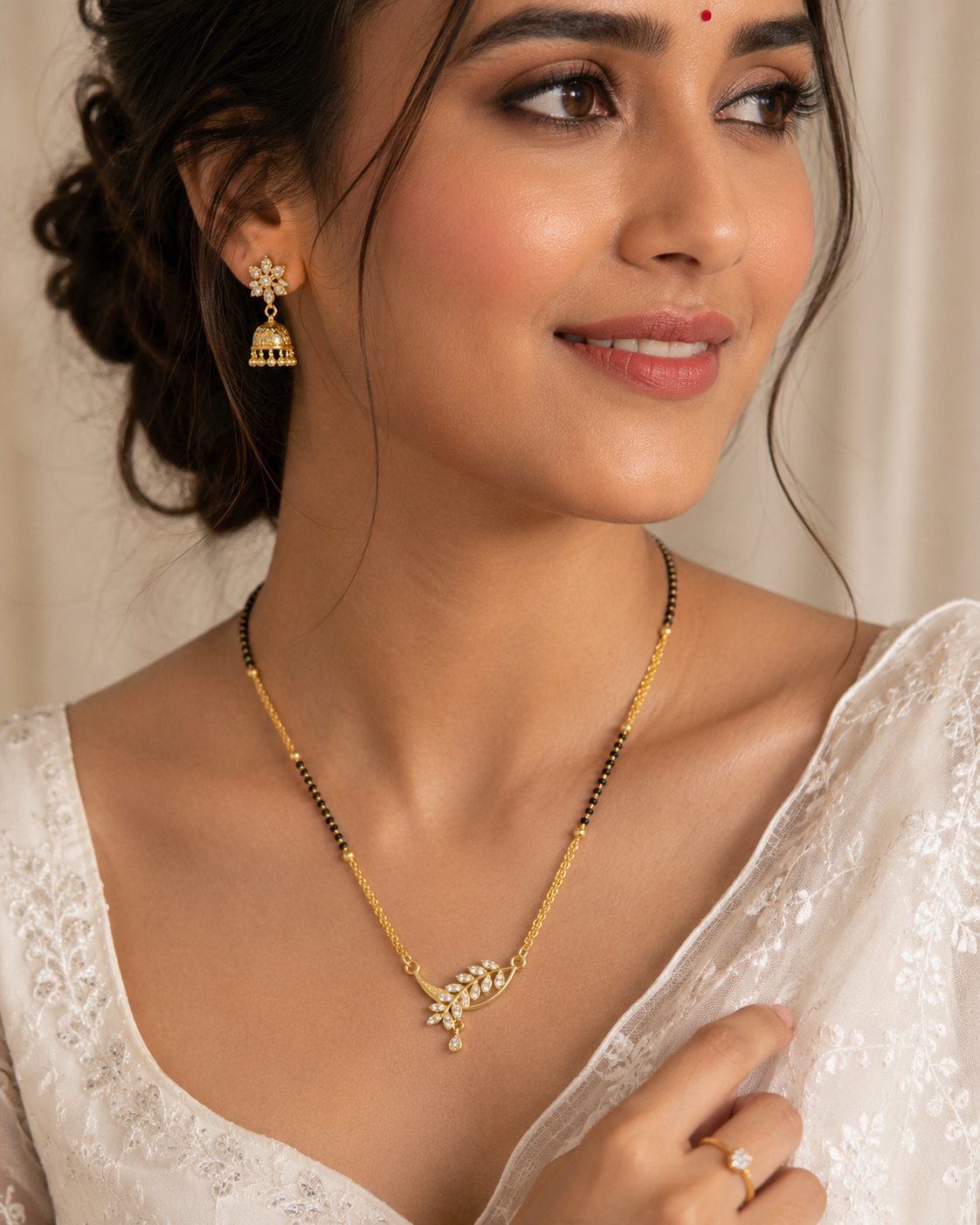 Graceful Vine & Leaf Mangalsutra
