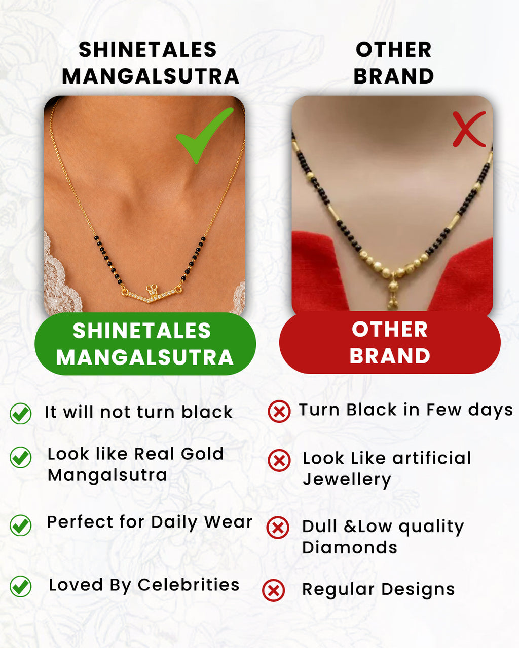 Radiant Wave Curved Mangalsutra