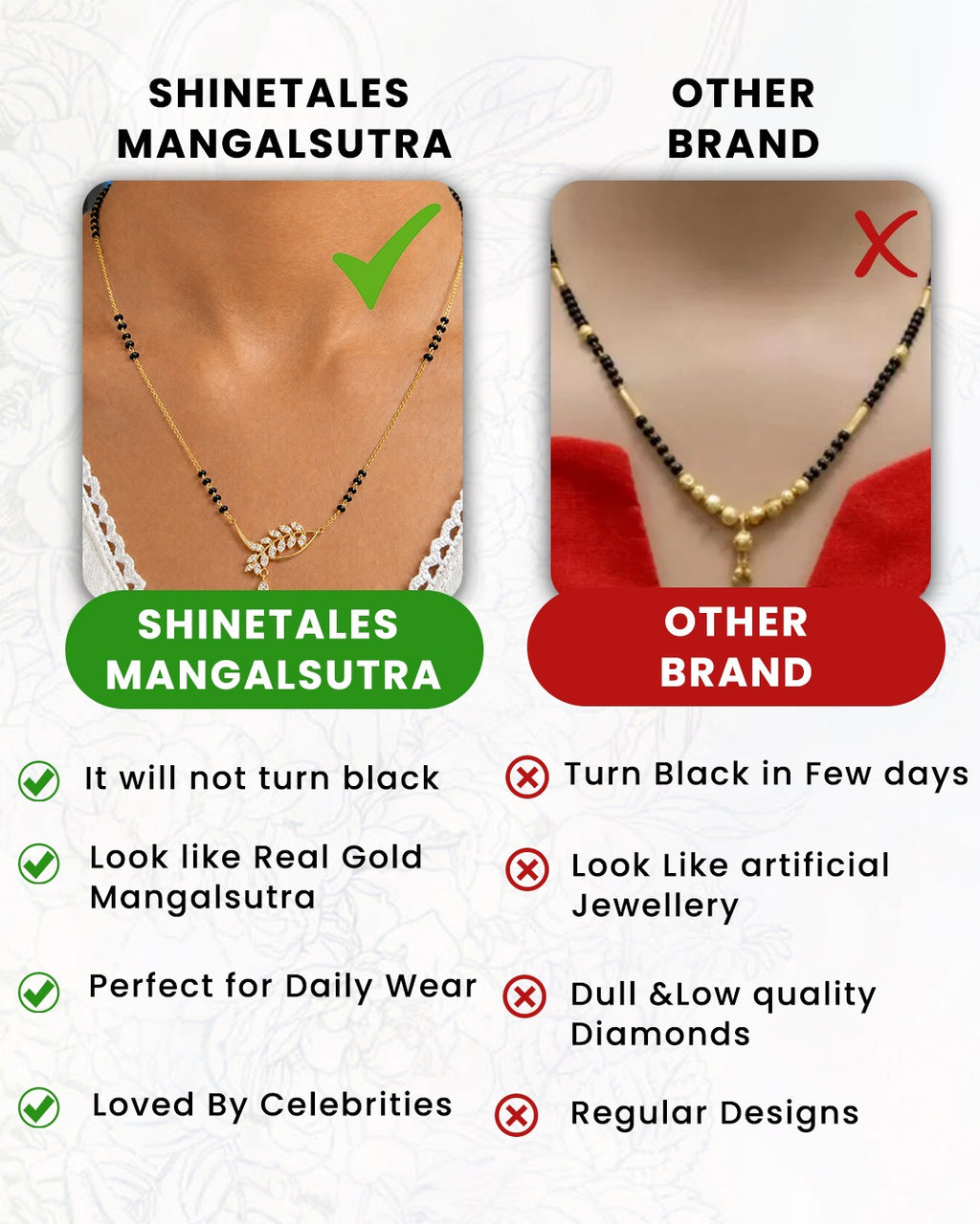 Graceful Vine & Leaf Mangalsutra