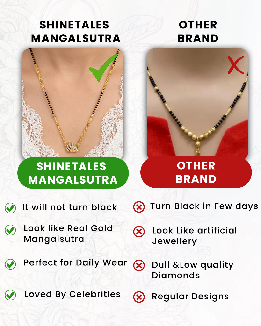 Majestic Flame-Inspired Mangalsutra