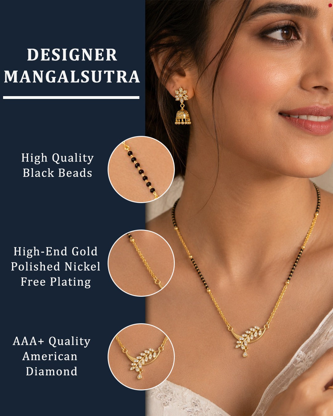Graceful Vine & Leaf Mangalsutra