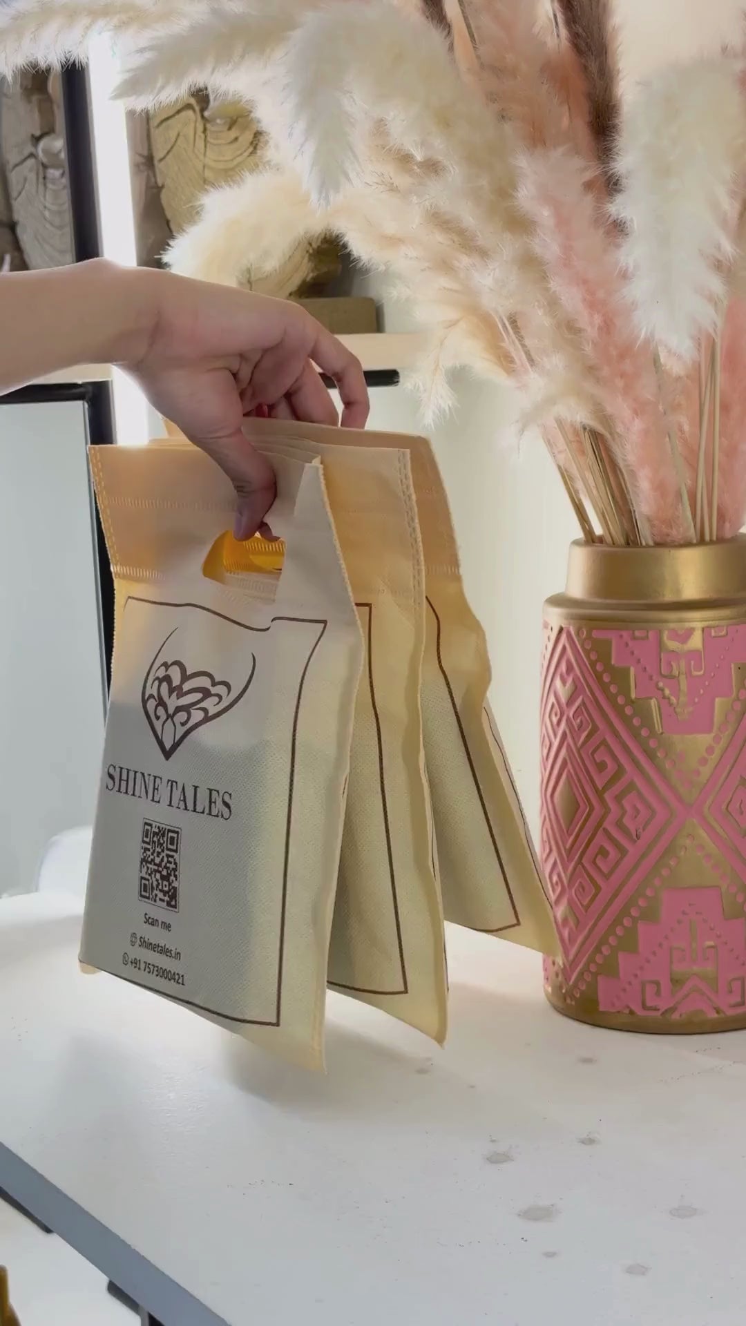 Crystal Dome & Faux Pearl Stud Earrings