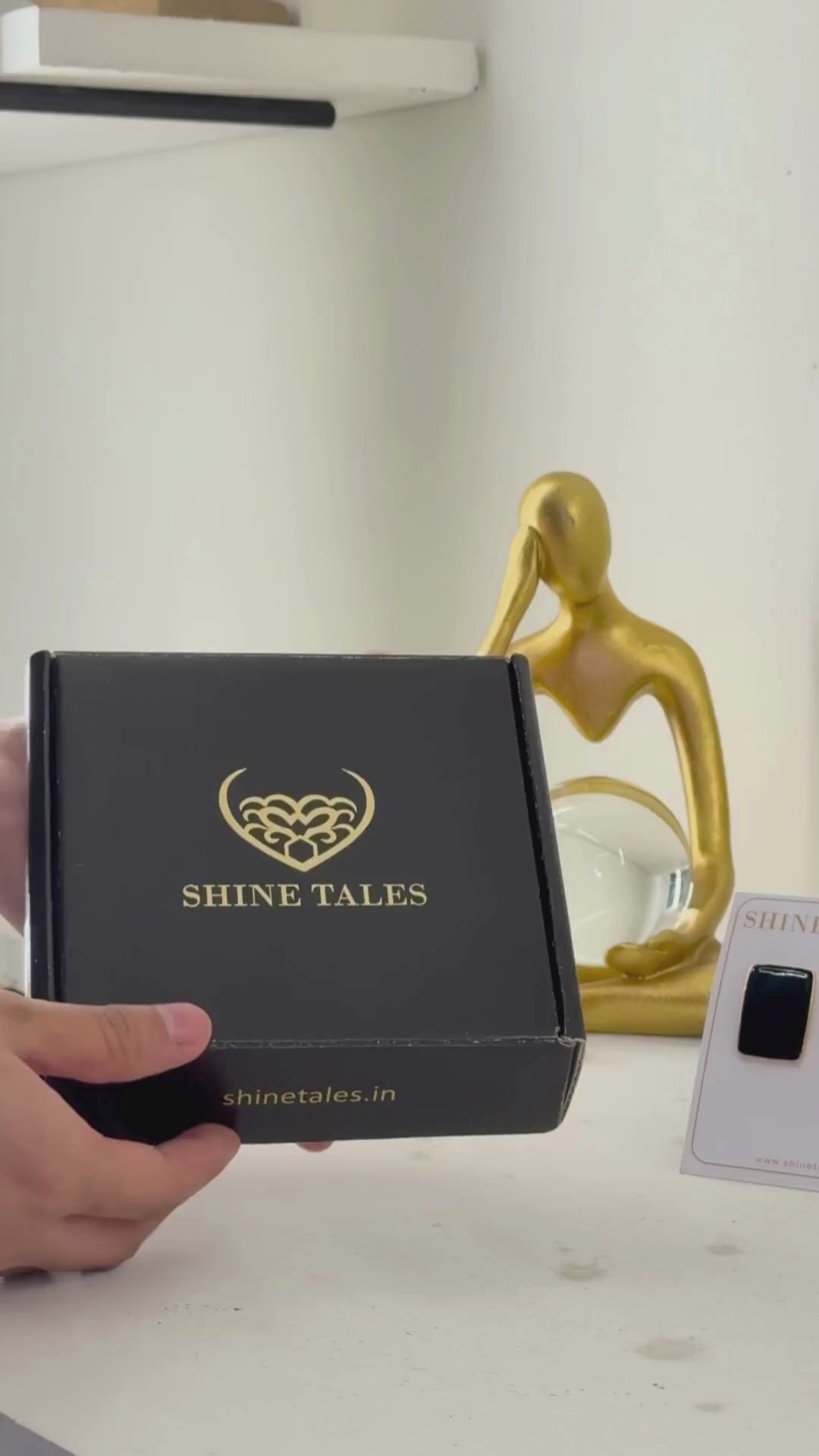 Rectangle Enamel Stud Earrings